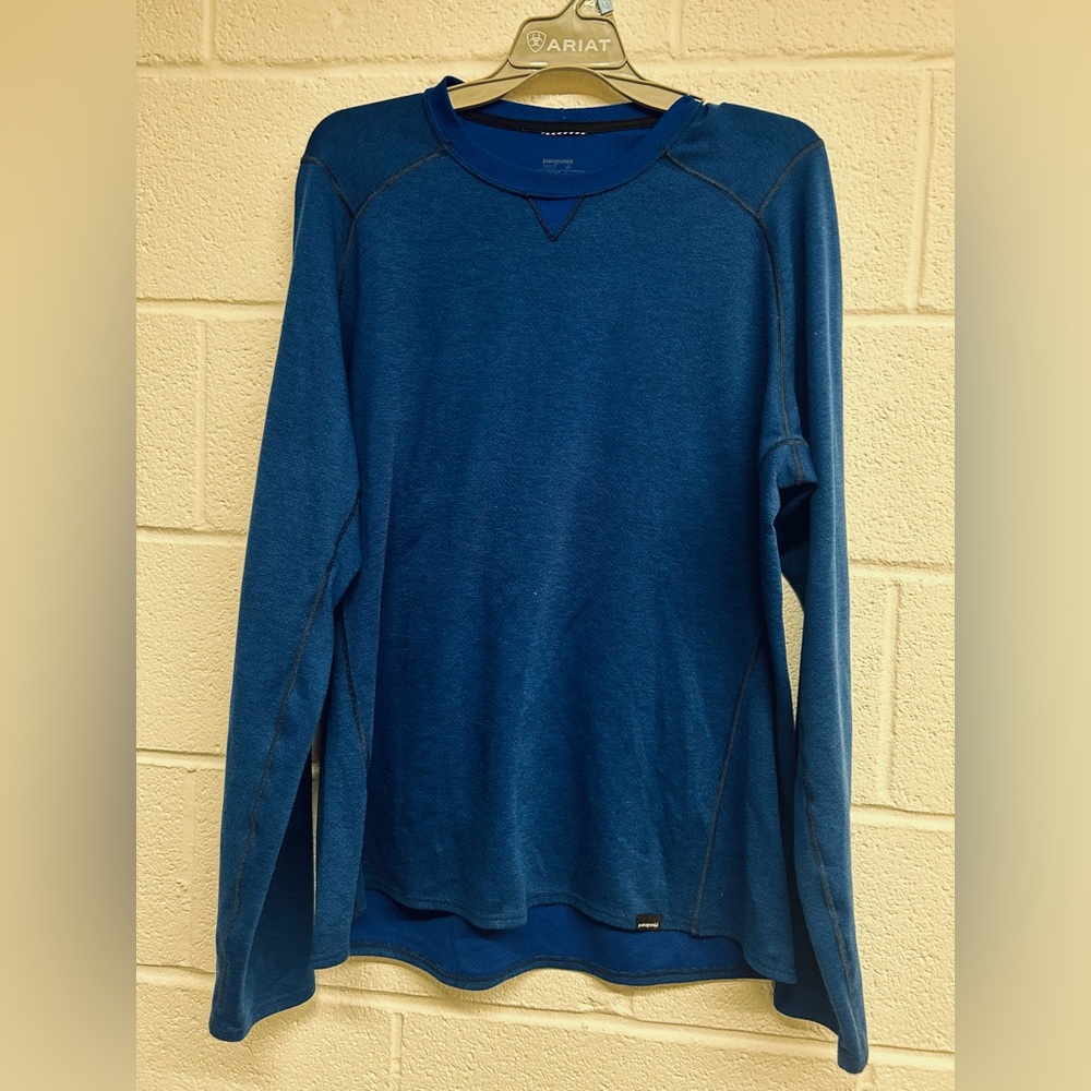 Patagonia Men's Long-Sleeved Capilene® Cool Trail Shirt in Blue - Size Large